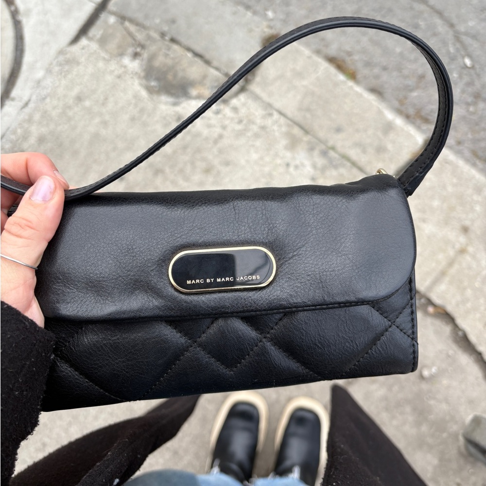 Marc Jacobs Black Quilted Chain Bag